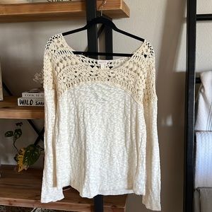 Meadow Rue Crotchet Sweater